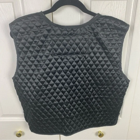 Harley Davidson Leather Jacket Women XS ZIP Out Liner Riding Black Off Center 50 - Picture 9 of 10